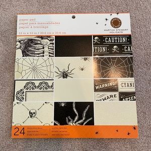 Martha Stewart Halloween Paper Pad /Scrapbook